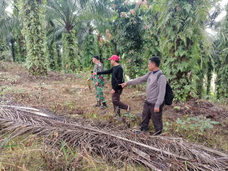 Sinergi TNI-Polri dan Masyarakat Terus Gencarkan Patroli Karhutla di Kampung Muara Kelantan