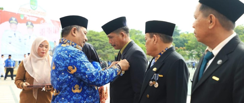 Pemkab Rohul Gelar Upacara Peringatan Hari Pahlawan Nasional Ke-80