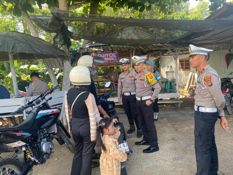Hari Ke 7 Ops Patuh Menumbing 2025, Satlantas Polres Bangka Tindak 106 Pengendara