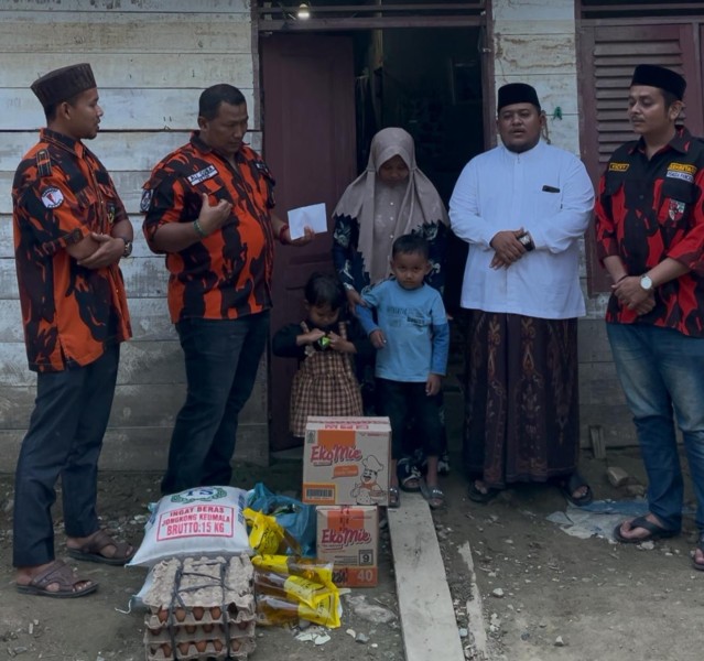 Pemuda Pancasila Aceh Utara Tegaskan Peran Sosial, Salurkan Santunan Amanah Syeh Zubir untuk Warga