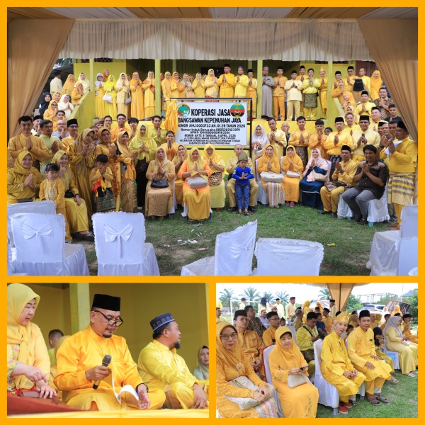 Perkuat Persatuan Keluarga Besar, Raja Luhak Kepenuhan Resmikan Koperasi Jasa Bangsawan Kepenuhan Jaya