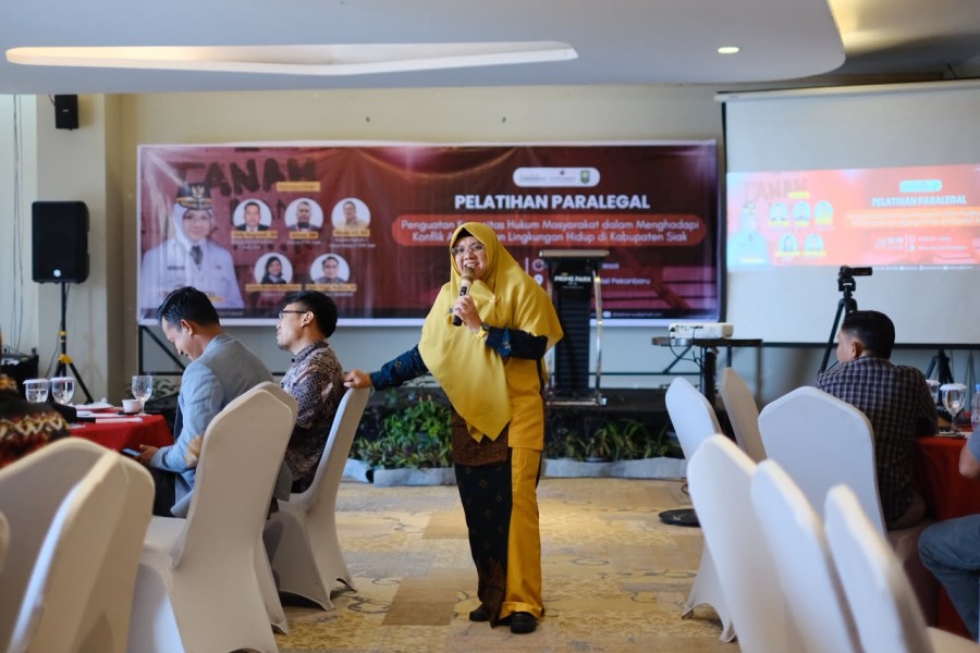 Pemkab Siak Gandeng Ngo Perkuat Kapasitas Hukum Penghulu Kampung Hadapi Konflik Agraria Dan Lingkungan Hidup
