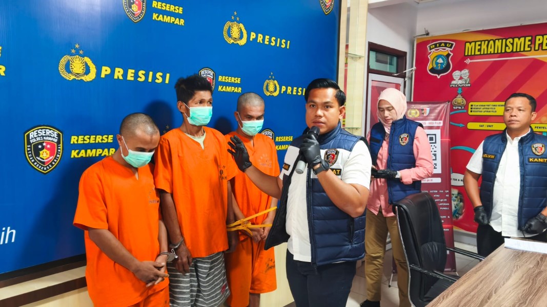 Satreskrim Ekpos Dua Kasus Menonjol, Tunjukkan Komitmen Dalam Pemberatan Kriminalitas di Kampar!