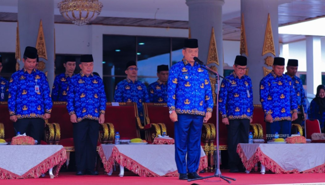 Wakil Bupati Syafaruddin Poti Pimpin Upacara Hari Kebangkitan Nasional Ke -118 di Rokan Hulu