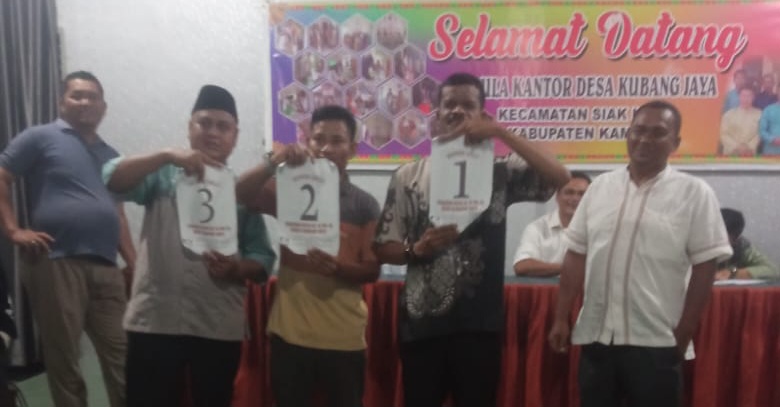 Tahapan Pemilihan Ketua RT di Desa Kubang Jaya Dimulai, Tiga Calon Siap Bersaing Secara Demokratis