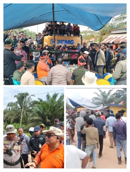 Forkopimda Dumai Gelar Dialog dengan Ex PT. DMMP di Lahan Sitaan Satgas PKH, Eksekusi Gagal dan Berujung Bentrok