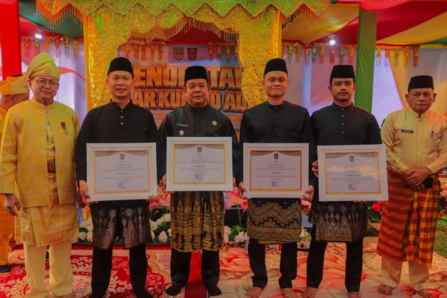 Empat Tokoh Dinobatkan Gelar Kurnio Adat, Luhak Kepenuhan Teguhkan Warisan Adat Budaya Melayu