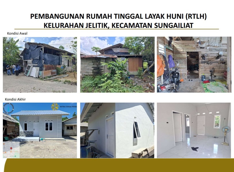 Masyarakat Jelitik Apresiasi PPM PT MSP, Bantuan RTLH Hadirkan Harapan Baru bagi Warga