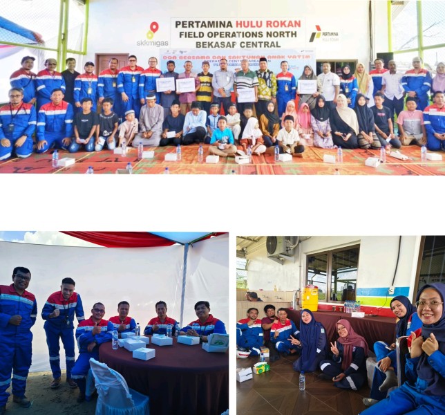 PHR Gelar Doa Bersama dan Santuni Anak Yatim di Bekasap, Sebagai Wujud Rasa Syukur