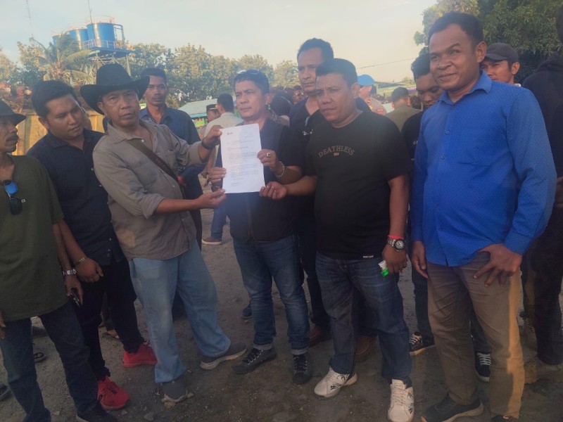 Gerakan Masyarakat Luat Huristak 26 Desa Gelar Aksi, Desak Penyaluran Plasma dan Ganti Rugi Lahan PT ANJA/FR Binanga