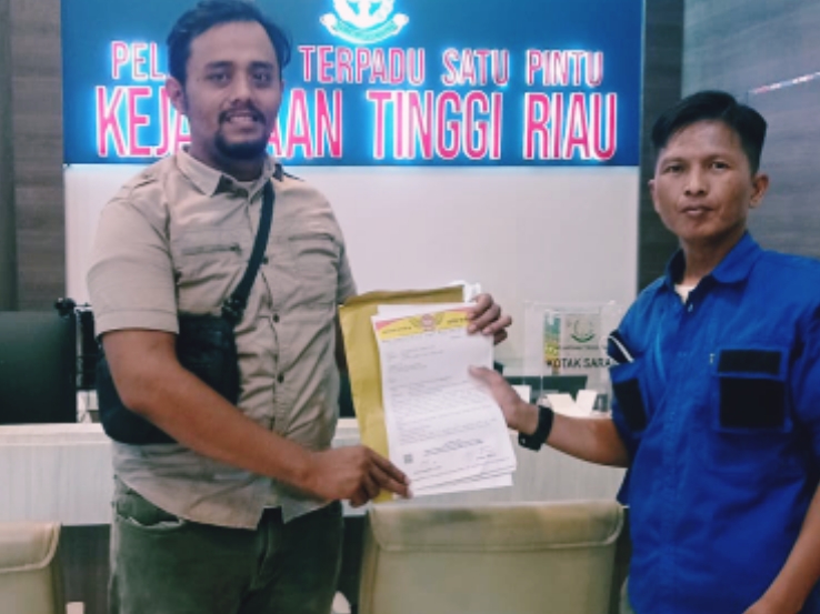 Kades Kampung Kandis Dilaporkan ke Kejati Riau, Dugaan Penyimpangan Dana BumDes Rp1,4 Miliar