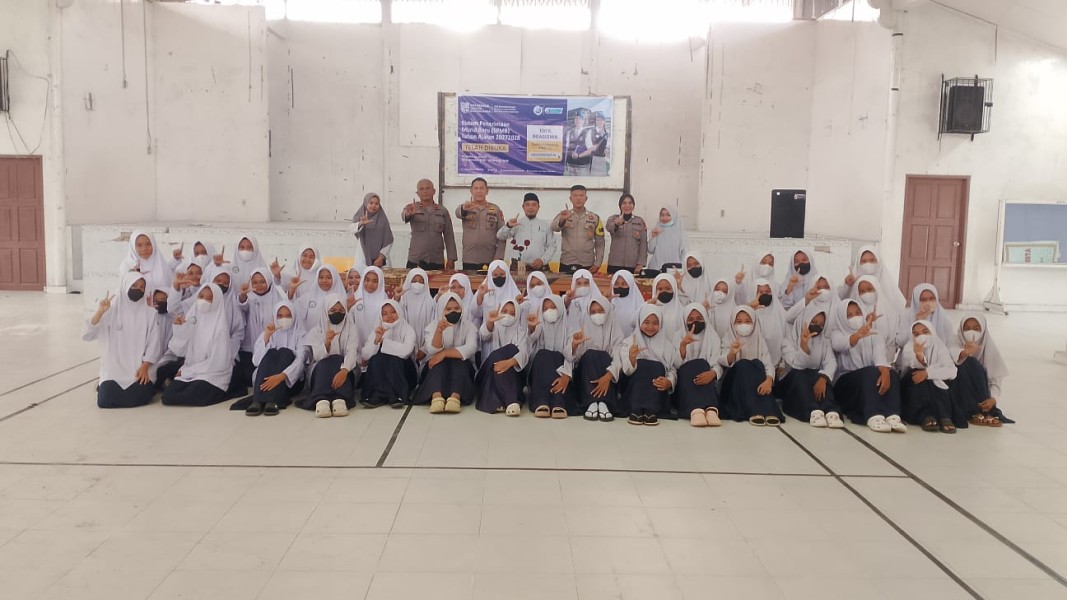 Police Goes to School, Polsek Minas Sosialisasikan Green Policing dan SPMB SMA Taruna Kemala Bhayangkara
