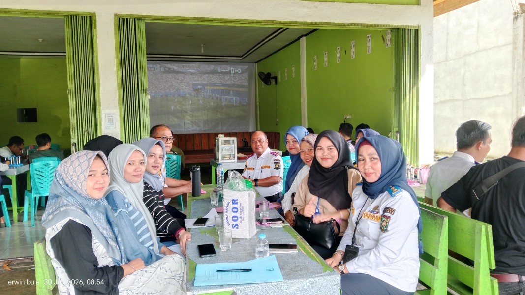Pemkab Kampar Gelar Nonton Bareng Piala Dunia 2026 di sate hj mana yang di taja oleh Dishub kampar