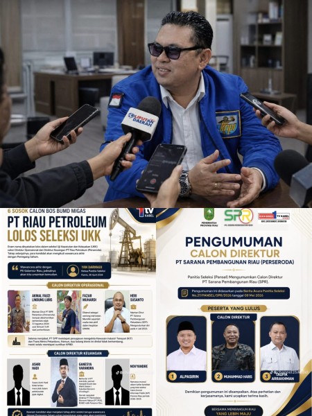 Ketua KNPI Riau Apresiasi Transparansi Seleksi Calon Direksi BUMD oleh Plt Gubri SF Hariyanto