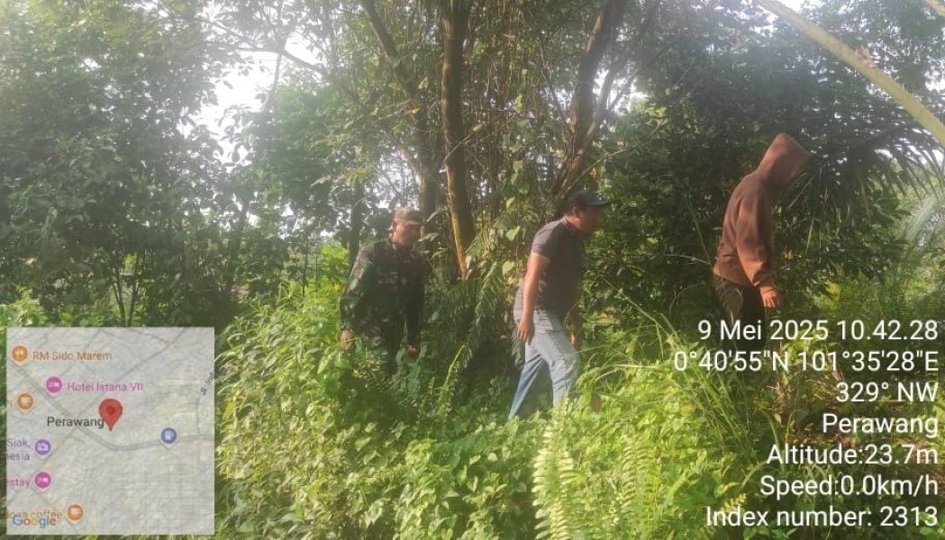 Sinergi TNI dan Masyarakat Gencar Patroli Karhutla di Perawang Barat, Hasil Nihil Titik Api