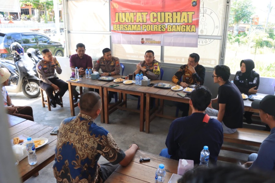 Kapolres Bangka AKBP Deddy Dwitiya Putra mengajak insan pers ikut jaga Kamtibmas