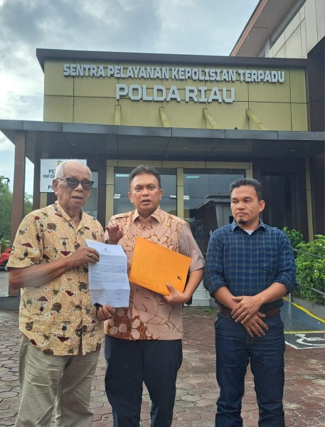 GM PT PLN UIP II Sumbagteng, Rektor dan LPPM Unri, Resmi Dilaporkan ke Polda Riau