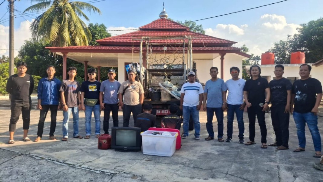 Satreskrim Polres Bangka Berhasil Ringkus Tiga Pelaku Pencurian Berat di Merawang Dalam Waktu Kurang Dari 48 Jam