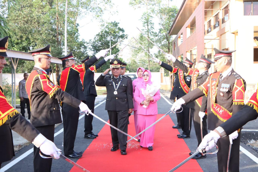 Polres Siak Gelar Buka Puasa Bersama dan Lepas Personel yang Purna Tugas