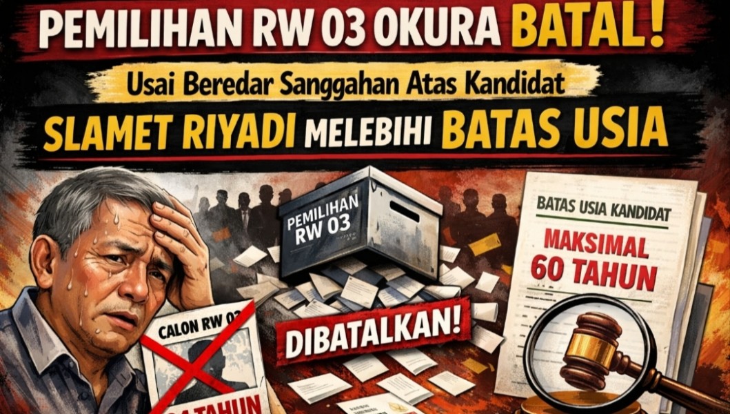 Pemilihan RW 03 Okura Batal, Usai Bantahan Warga Terkait Batas Usia  Kandidat Slamet Riyadi Diduga Melampaui Batas