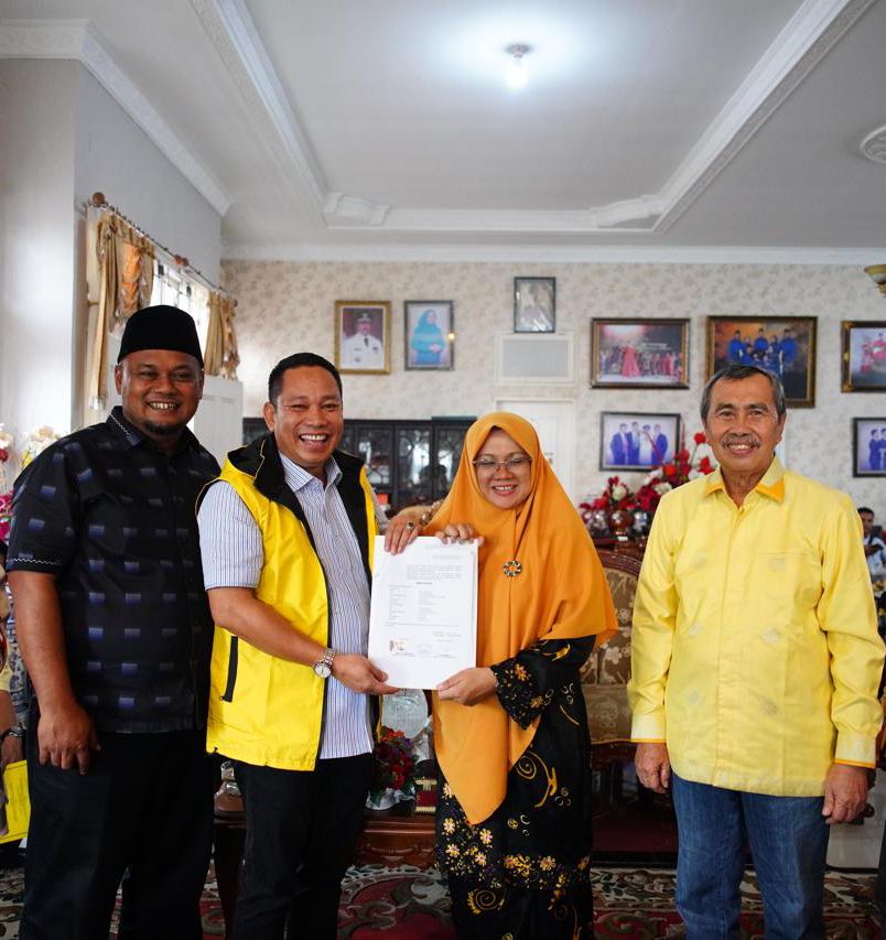 Sejarah! Golkar Resmi Usung Afni-Syamsurizal di Pilkada Siak