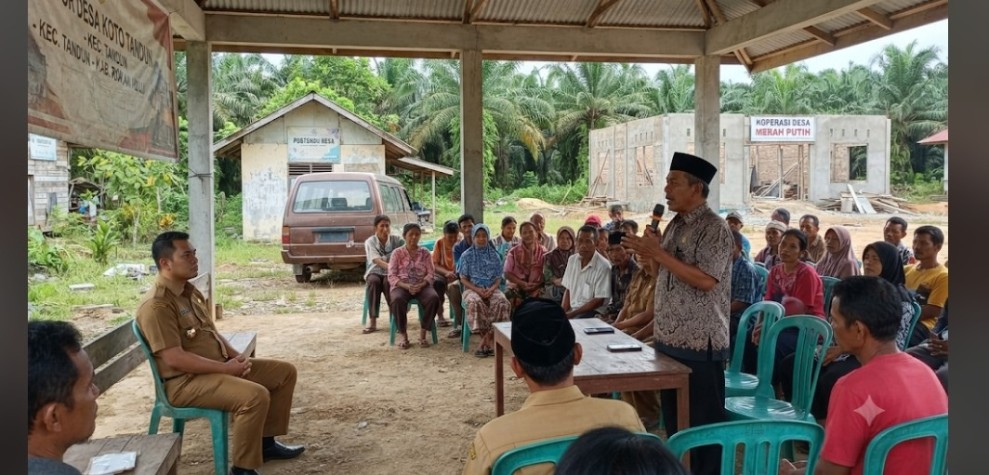 Sorotan Tajam Tokoh Masyarakat Koto Tandun: Kamtibmas, Tanah Koperasi hingga Dana Perusahaan Dipertanyakan