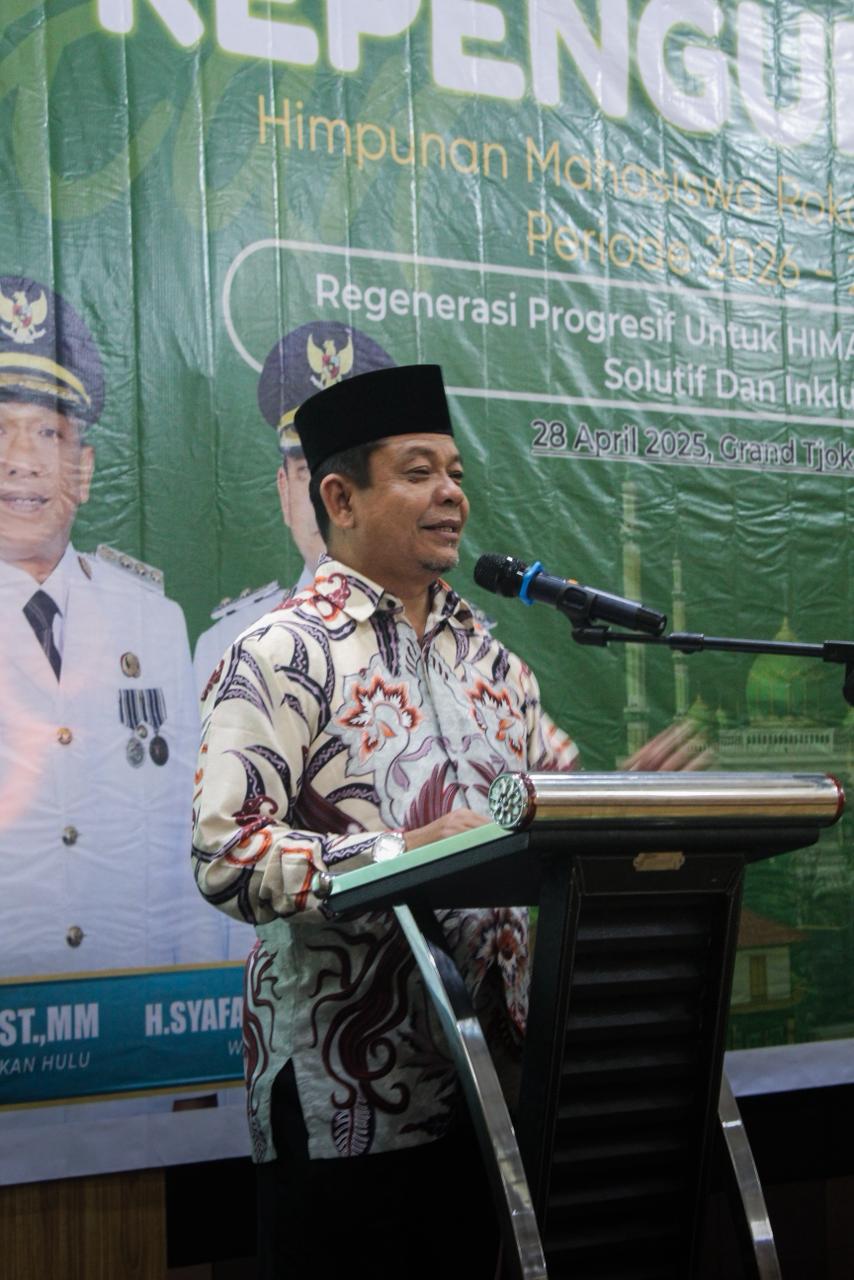 Wakil Bupati Rokan Hulu Resmi Lantik Pengurus Himarohu Jakarta Periode 2026-2027