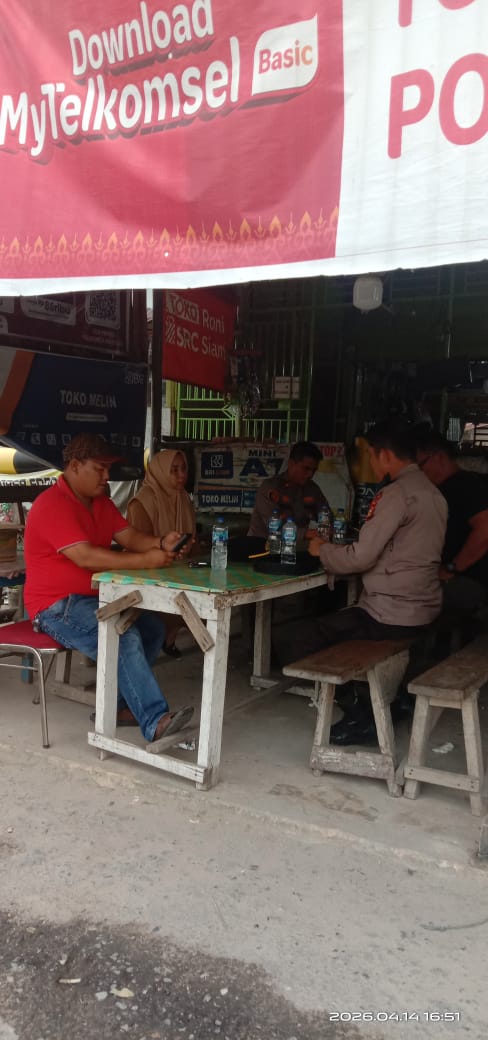 Upika Minas Melakukan Rapat di Lokasi Aksi Unras Untuk Mencari Solusi Tanggapan Unras Masyarakat Minas