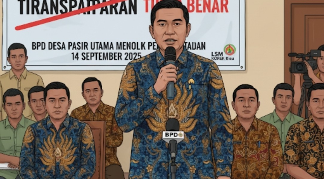 Ketua BPD Desa Pasir Utama Bantah Pernyataan LSM KOREK Riau Terkait Dugaan Ketidaktransparanan Dana TKD