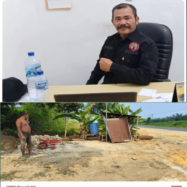 Bengkel dan Rumah Makan Mami di KM 39 Balai Jaya Roboh Tersambar Excavator Proyek Pipa Pertagas