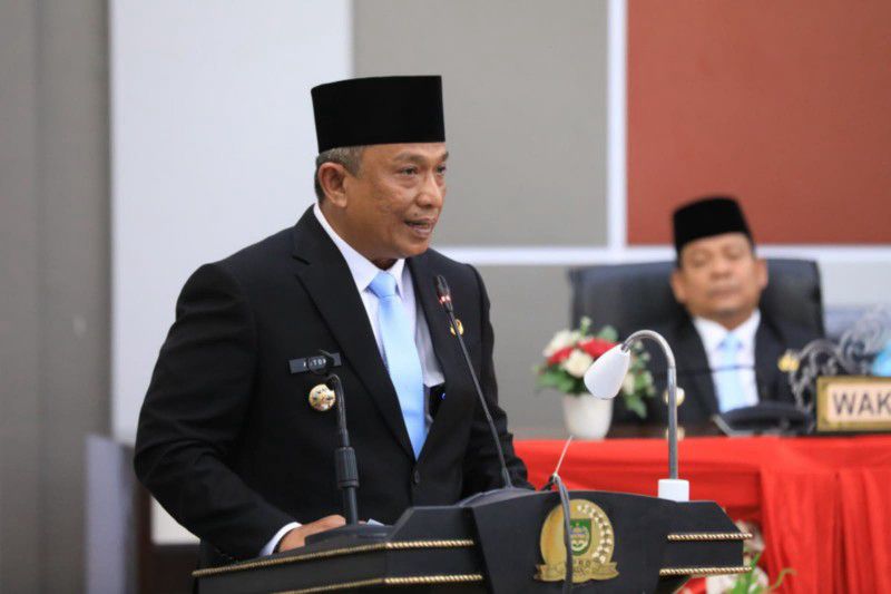 DPRD Rohul Gelar Paripurna Sertijab Bupati Dan Wakil Bupati Rokan Hulu Periode 2025-2030