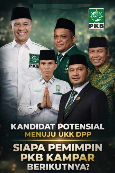 Peta Persaingan Ketua PKB Kampar: 8 Kandidat Masuk UKK DPP, 5 Nama Terpetakan Kuat