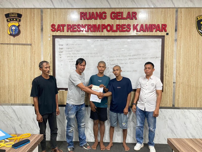 Dugaan Pencurian TBS Sawit di Tapung Hilir Berakhir Damai Lewat Restorative Justice