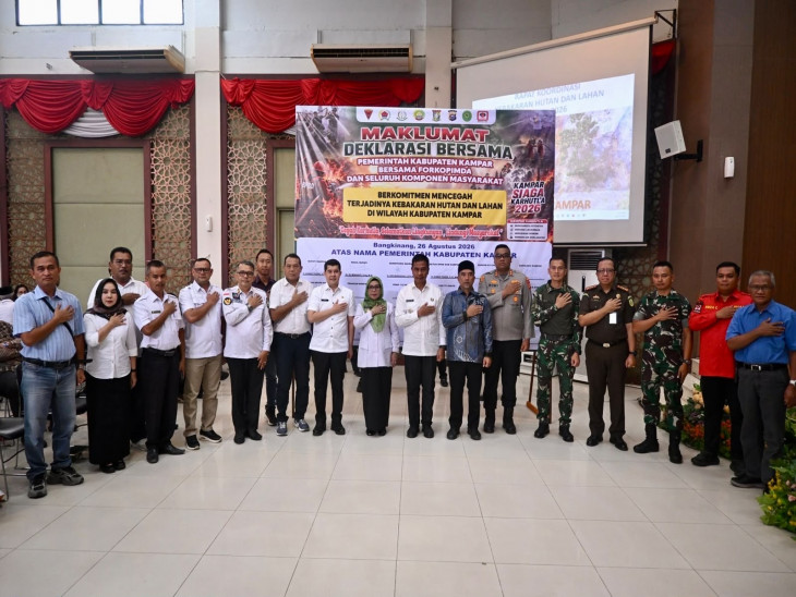 Berkat Kerja Sama dan Kesiapsiagaan, Kampar Saat Ini Nol Hotspot Karhutla Dishub kampar dukung penuh.