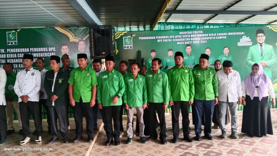 Pengukuhan Pengurus DPC dan DPAC Masa Bakti 2026–2031 Dirangkai dengan Musyawarah Kerja Cabang