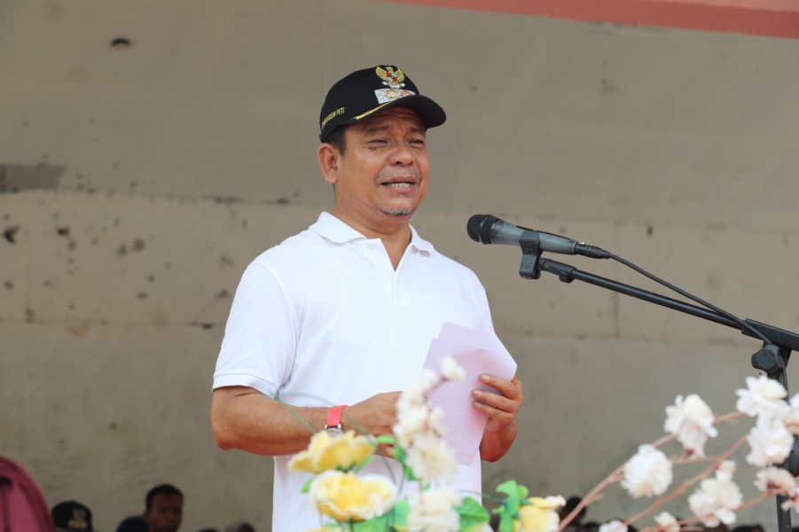 Peringatan HGN ke 80 tingkat kec. Rambah Wabup Syafaruddin Poti : guru ujung tombak pendidikan membentuk karakter anak