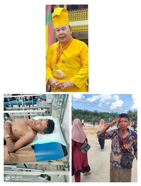 Panglima Perdana Tameng Adat LAMR Provinsi Riau Kecam Keras Tindakan Kekerasan Terhadap Warga Sakai Duri 13 di Desa Bumbung,  Bengkalis
