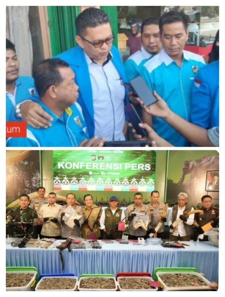 Soal Konferensi Pers Penangkapan Sindikat Pelaku Pembunuhan Gajah Sumatera, Ketua KNPI Riau: Kok Ngak Berani Proses Hukum PT RAPP?