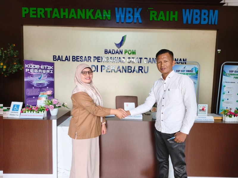 Jalin Kerjasama LPKSM RMRB Bersama BPOM Pekanbaru, Sinergi Pengawasan Perlindungan Konsumen