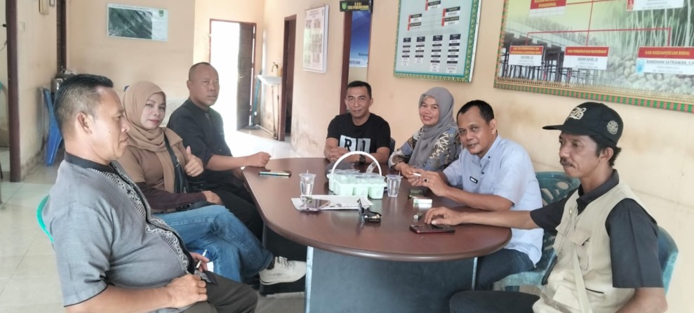 Pererat Sinergi, Wartawan Okegas.co.id dan Globalinformasi.co.id Silaturahmi ke Kelurahan Beringin