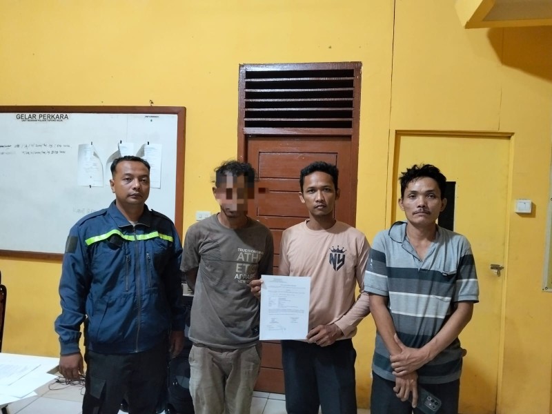 Diduga DPO Curanmor Diamankan Warga di Tapung Hilir, Polisi Bergerak Cepat Evakuasi Terduga Pelaku