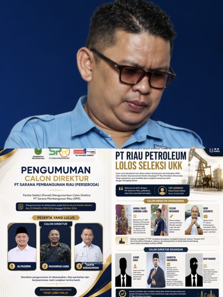 Relawan Prabowo Gibran Puji Plt Gubernur Riau SF Hariyanto, Dalam Sejarahnya Transparan Seleksi Pemilihan Direksi BUMD