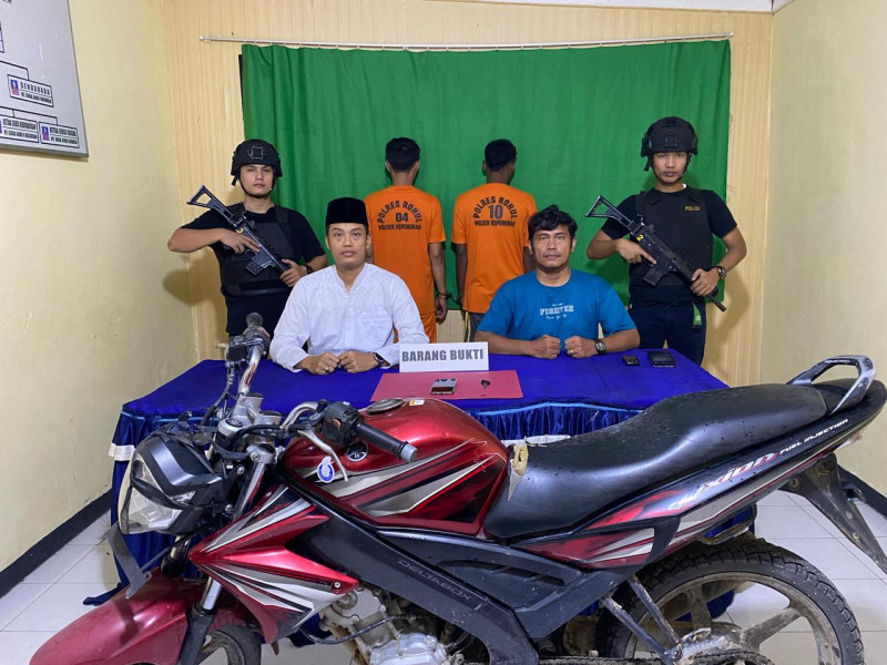 Dalam Waktu Singkat Maling HP dan Pengguna Narkoba di Gulung Unit Reskrim Polsek Kepenuhan