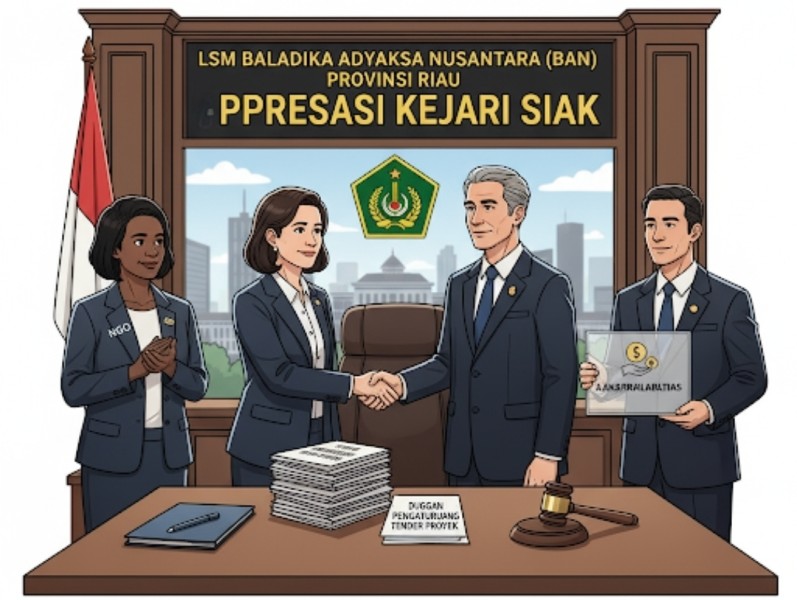 LSM Baladika Adiyaksa Nusantara Apresiasi Kejari Siak Usut Dugaan Pengaturan Tender Proyek
