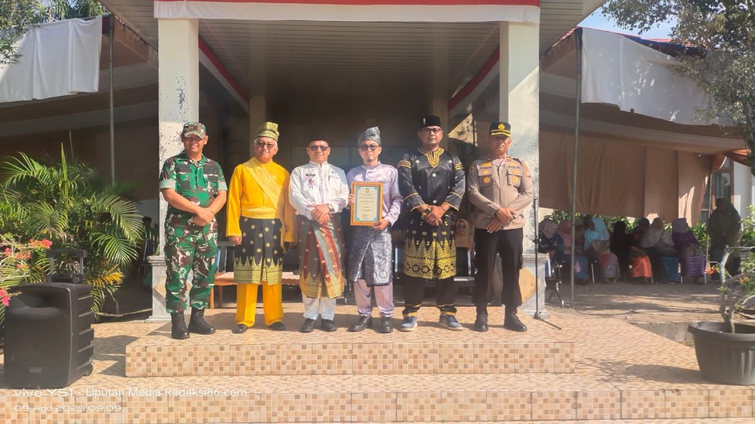 Upacara Hari Jadi ke-68 Provinsi Riau di Kecamatan Tapung Berlangsung Meriah dan Penuh Antusiasme