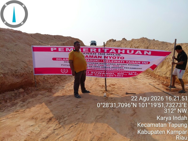 DPW LSM KOREK Riau Desak Kejati Riau Usut Dugaan Salah Bayar Ganti Rugi Lahan Ngaman Nyoto