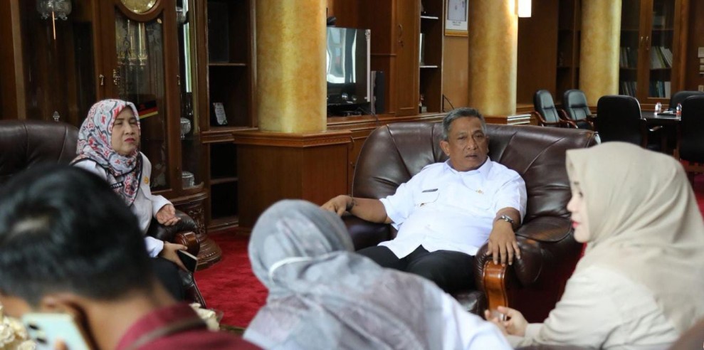 Terkait Kasus HIV/AIDS Di Rohul, Bupati Anton Audiensi Bersama Komisi Penanggulangan AIDS Provinsi Riau