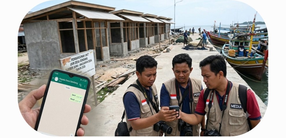Kepala Desa Dendang Belum Beri Tanggapan atas Permintaan Konfirmasi Media Terkait Proyek UKM di Pelabuhan Nelayan