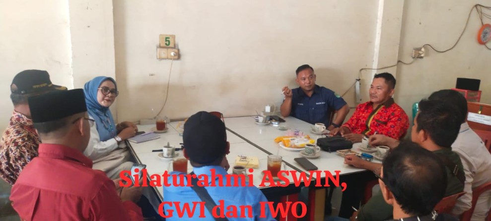 Pengurus DPC ASWIN Siak Jalin Silahturahmi Bersama pengurus  GWI dan  IWO  Kabupaten Siak Dalam  Menjalin Sinergitas PERS