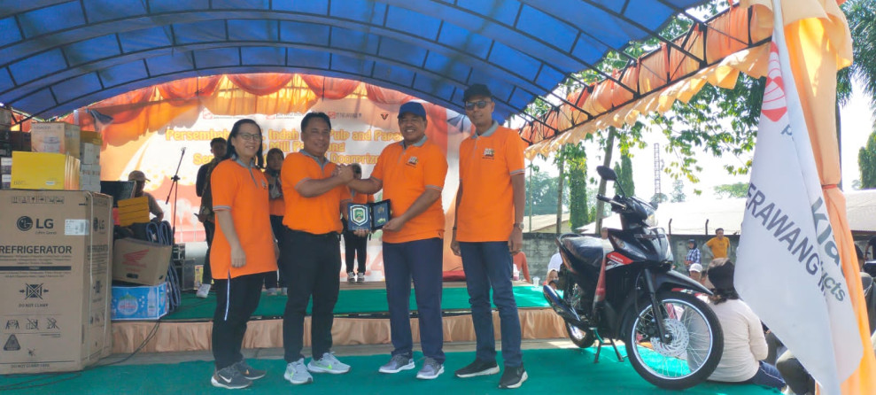 Ada Hadiah Utama Speda Motor! Warga Tumpah Ruah Banjiri Jalan Sehat May Day PT IKPP & Grup Mill Perawang